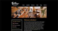 Desktop Screenshot of brothersrestaurant.net